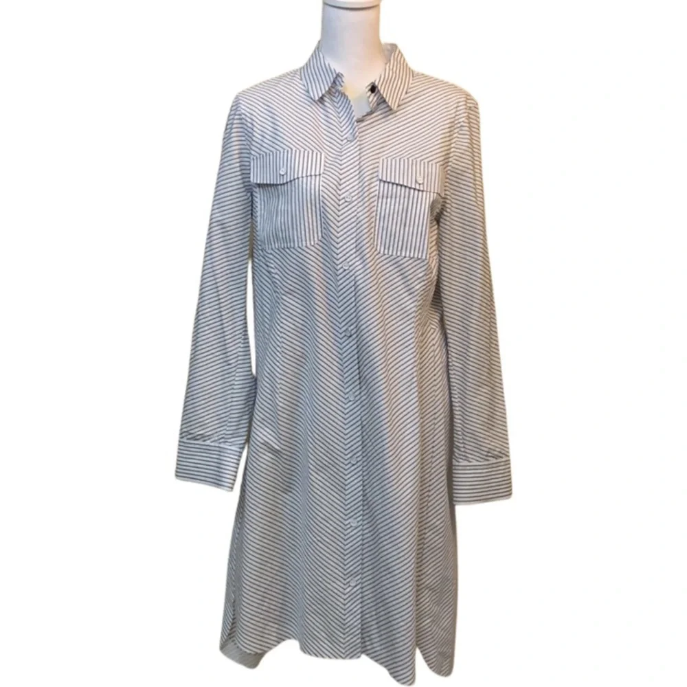 rag & bone White Striped Dress - Picture 2 of 9